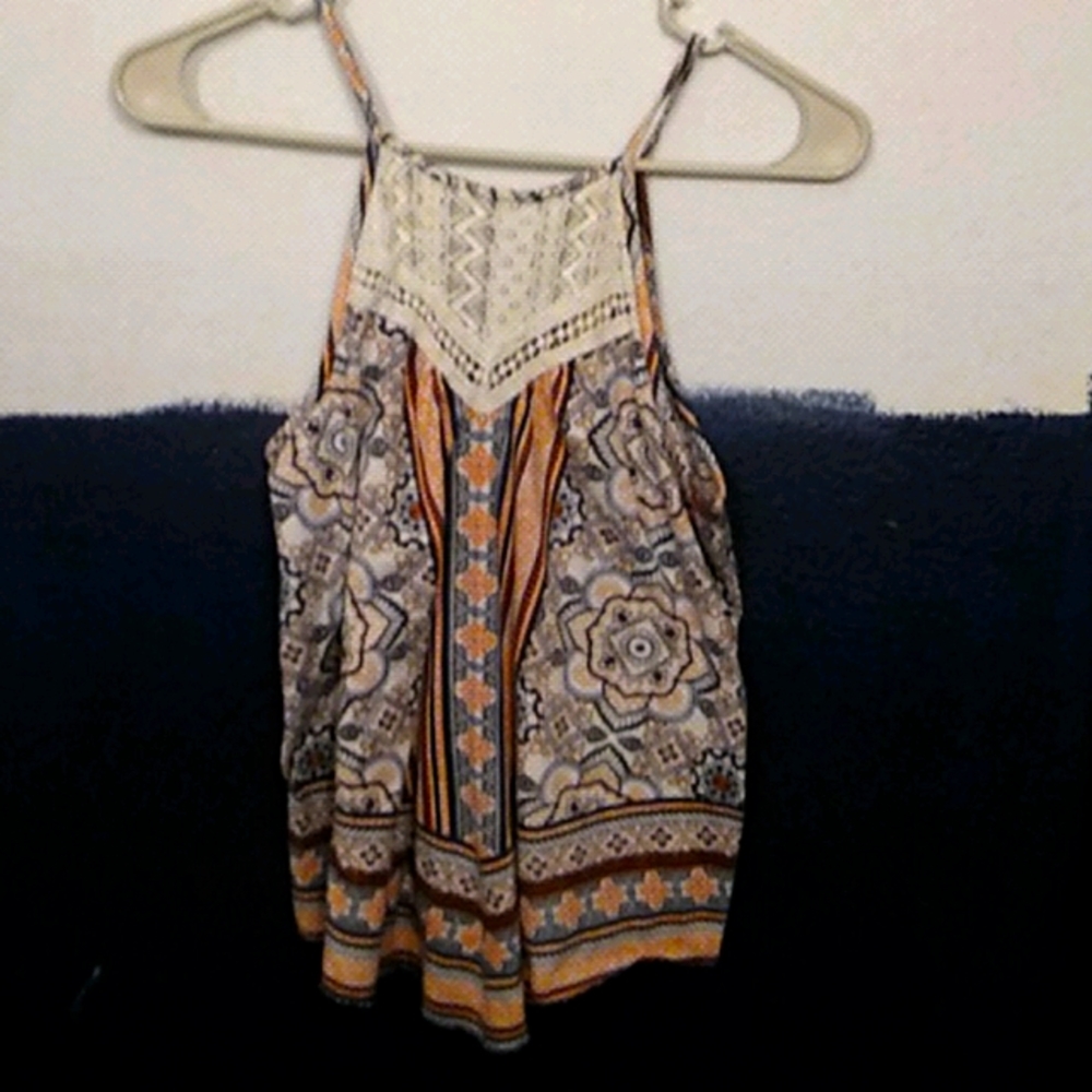 Cute floral tank top